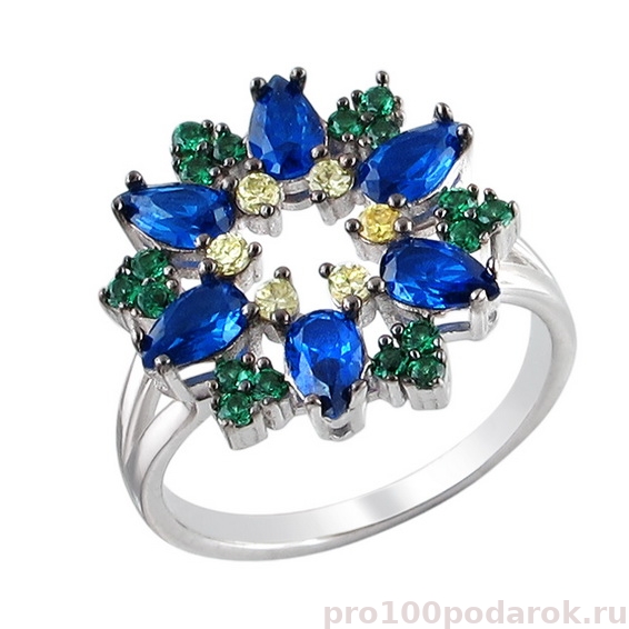 Серебряное кольцо 01К2511580-1